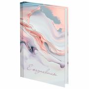 Ежедневник недатированный А5 145х215 мм, ламинированная обложка с фольгой, 160 л., STAFF, «Мрамор», 115564