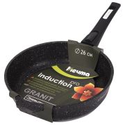 Сковорода индукционная 26 см, съемная soft-touch ручка, антипригарное покрытие, МЕЧТА «Гранит», 026802И