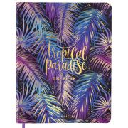 Дневник 1-11 класс 48 л., кожзам (гибкая), печать, фольга, BRAUBERG, «Тропики», 106173