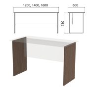 Опоры ЛДСП к столам письменным «Канц» шириной 1200, 1400, 1600 мм, цвет венге, СК20.16.2