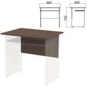 Столешница, царга стола компьютерного «Канц» 800х600х750 мм, цвет венге, СК25.16.1