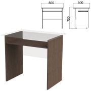 Каркас к столу компьютерному «Канц» 800х600х750 мм, цвет венге, СК25.16.2