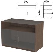 Каркас тумбы для оргтехники «Канц» 900х430х677 мм, цвет венге, ТК28.16.2