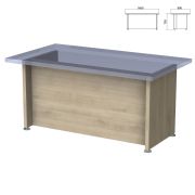 Каркас стола письменного «Приоритет» (1600х900х750 мм), кронберг, К-902, К-902 кронберг