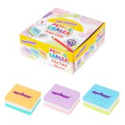 Ластик ЮНЛАНДИЯ «Square», 30х24х13 мм, прямоугольный, пастельные цвета ассорти, 272673