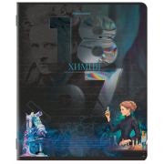 Тетрадь предметная ДАТЫ 48 л., TWIN-лак, ХИМИЯ, клетка, подсказ, BRAUBERG, 405133