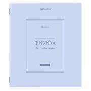 Тетрадь предметная CLASSIC 48 л., рельефный картон, матовая ламинация, ФИЗИКА, клетка, подсказки, BRAUBERG, 405145