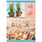 Скетчбук Романтика - Море, А5, 40 л., 100 г/м2, выборочный уф-лак,  твердая подложка, спираль сверху