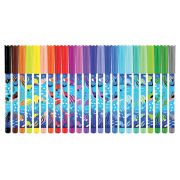 Фломастеры MAPED (Франция) «Color'Peps Ocean», 24 цвета, смываемые, вентилируемый колпачок, 845722