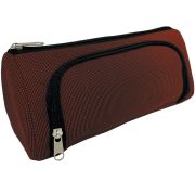 Пенал-косметичка Lamark на два отделения, на молнии, 22х10х8,5 см, 2Ton красный (индивидуальн.упак.)