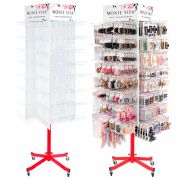 Стойка для размещения товара напольная MONTE VITA (МОНТЕ ВИТА), 211x58x58 см, 150 крючков, 507505