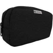 Пенал Lamark на одно отделение, на молнии, 21х11х4,5 см, «Лён» черный