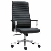 Кресло BRABIX PREMIUM «Solo EX-730», алюминий, хром, экокожа, черное, 532936