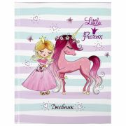 Дневник 1-4 класс 48 л., твердый, ЮНЛАНДИЯ, глянцевая ламинация, с подсказом, «Princess», 106347