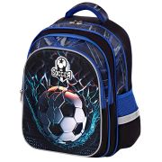 Рюкзак BRAUBERG KIDS FLOSSY, 2 отделения, 3 кармана, «Soccer Club», 3D-панель, 40х28х18 см, 273181