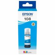 Чернила EPSON 108 (C13T09C24A) для СНПЧ EPSON L8050 /L8100 /L18050, голубые, ОРИГИНАЛЬНЫЕ