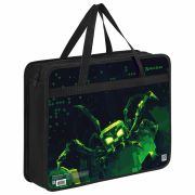 Папка на молнии с ручками BRAUBERG А4, 1 отделение, пластик, 80 мм, «Ominous spider», 273371