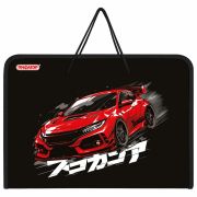 Папка для труда на молнии с ручками ПИФАГОР А4, 1 отделение, пластик, органайзер, «Street race», 273389