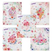 Тетрадь 12 л. ЮНЛАНДИЯ, клетка, обложка картон, «НЕЖНОСТЬ», 106468