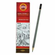 Карандаш чернографитный KOH-I-NOOR «1860», 1 шт., 6B, корпус серый, 186006B00104