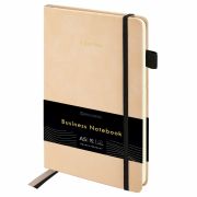 Блокнот А5 138x213 мм, BRAUBERG «Velvet», резинка, держатель, 80 л., клетка, розовый, 116242