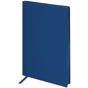 Блокнот А5 138x213 мм, BRAUBERG «Personal», под кожу, 80 листов, клетка, синий, 116613