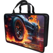 Папка-портфель Lamark «Drift show», А4, 34х24,5х7 см, 1 отделение, на молнии, с ручками, печать по пластику с двух сторон