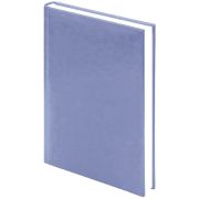 Ежедневник недатированный Lamark Sirius A5 лаванда, 256 стр., искусственная кожа, ляссе, белый блок