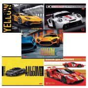 Альбом для рисования А4 12 л., скоба, обложка картон, HATBER, 205х290 мм, «Спортивные авто», 079709, 12А4В