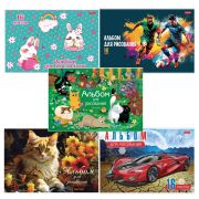 Альбом для рисования А4 16 л., скоба, обложка картон, HATBER, 205х290 мм, Ассорти «Выпуск №3», 085131, 16А4В