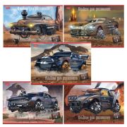 Альбом для рисования А4 16 л., скоба, обложка картон, HATBER, 205х290 мм, «Дизельпанк», 085167, 16А4В