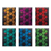 Блокнот МАЛЫЙ ФОРМАТ А6, 40 л., гребень, картон, клетка, HATBER, «INSIDE», 080475, 40Б6В1гр