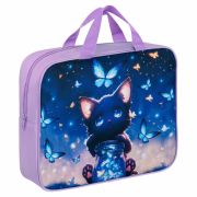 Папка на молнии с ручками BRAUBERG А4, 1 отделение, полиэстер, 80 мм, «Night catcher», 273301