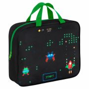 Папка на молнии с ручками BRAUBERG А4, 1 отделение, полиэстер, 80 мм, «Space strike», 273306