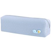 Пенал ЮНЛАНДИЯ ЮНИОР, 1 отделение, полиэстер, аппликация, «Bow», 20х6х4 см, 273803