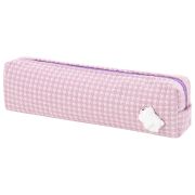 Пенал ЮНЛАНДИЯ ЮНИОР, 1 отделение, полиэстер, аппликация, «Rabbit», 20х6х4 см, 273805