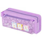 Пенал ЮНЛАНДИЯ ЮНИОР, 2 отделения, с ручкой, полиэстер, «Bears», 21х8х6 см, 273815