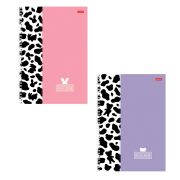 Тетрадь А4 96 л., HATBER, гребень, клетка, матовая ламинация, «Mimimilk» (микс в спайке), 087004, 96Т4лВ1гр