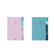 Тетрадь А4 96 л., HATBER, гребень, клетка, обложка картон, «Вдохновение вокруг» (микс в спайке), 088815, 96Т4В1гр