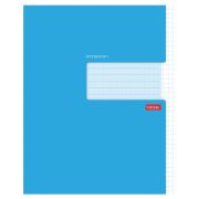 Тетрадь А5 48 л., HATBER скоба, клетка, обложка картон, «Синяя», 074511, 48Т5В1_27561