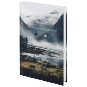 Ежедневник датированный 2026 145х215 мм, А5, STAFF, ламинированная обложка, «Туман», 117313