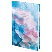 Ежедневник датированный 2026 145х215 мм, А5, STAFF, ламинированная обложка, «Гортензия», 117321