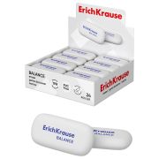 Ластик ERICH KRAUSE «Balance», 50x23x9 мм, белый, овальный, 34638